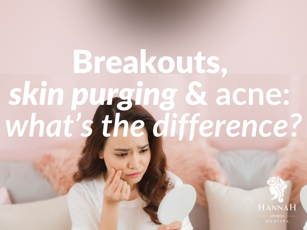 Breakouts, skin purging and acne what’s the difference